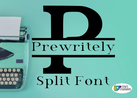 Prewritely Split Font