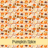 VMC September 2020 Box Exlusive Patterns - Adhesive Vinyl / Pumpkin Spice - Heat Transfer Vinyl (HTV) / Pumpkin Spice - Leatherette / Pumpkin Spice - Sublimation Transfer (8.5" x 11") / Pumpkin Spice - Acrylic Sheet / Pumpkin Spice