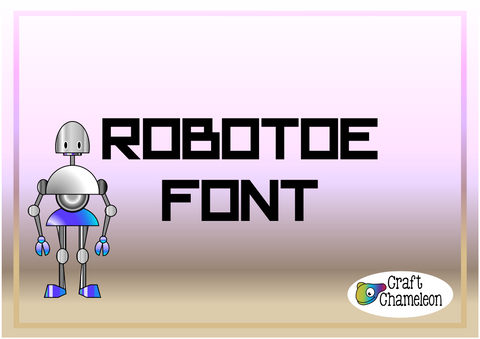 Robotoe Font