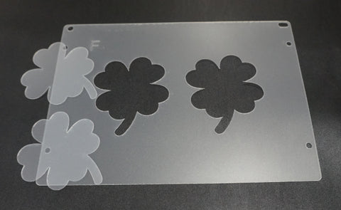 3 Inch Shamrock Template for Etching