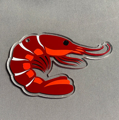 Shrimp Acrylic Blank Shape ~ Multiple Sizes