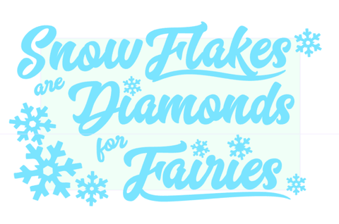 Snowflakes are Diamonds Design Only - CraftChameleon