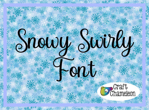 Snowy Swirly Font
