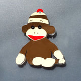 Sock Monkey Acrylic Blank Shape