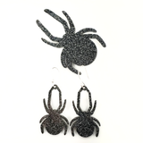 Spider Acrylic Shaped Earrings or Pin by VMC ~ Set of 10 Earrings (5 pairs) or 1 Pin
