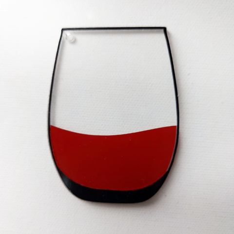 Stemless Wine Glass Acrylic Blank Shape