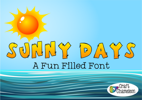 Sunny Days Font - A Fun Filled Font