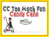 Too Much Fun Font - A Whimsical Font ~ Multiple Styles - Candy Cane