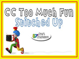 Too Much Fun Font - A Whimsical Font ~ Multiple Styles - Stitched Up