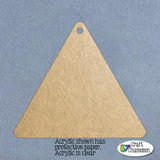 Triangle Acrylic Shape - Multiple Sizes