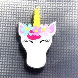 Unicorn Head Front View Shaped Acrylic - CraftChameleon