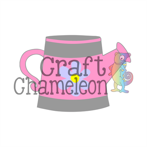 Watering Can Digital Design - CraftChameleon