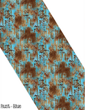 Sublimation Patterns for Polyester Mask Design Only - Rust - Blue
