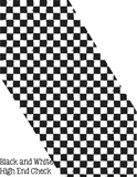 Sublimation Patterns for Polyester Mask Design Only - High End Check - Black/White