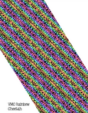 Sublimation Patterns for Polyester Mask Design Only - VMC Rainbow Cheetah