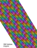 Sublimation Patterns for Polyester Mask Design Only - VMC Rainbow Crayons