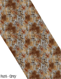 Sublimation Patterns for Polyester Mask Design Only - Rust - Grey