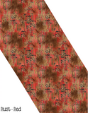 Sublimation Transfer Patterns for Polyester Mask - Rust - Red